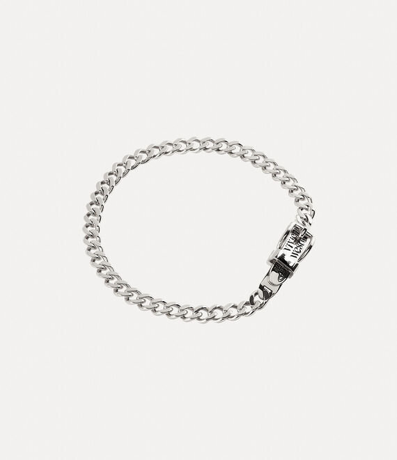 Vivienne Westwood Augustina Choker Bracelet in PLATINUM/BLACK Patina